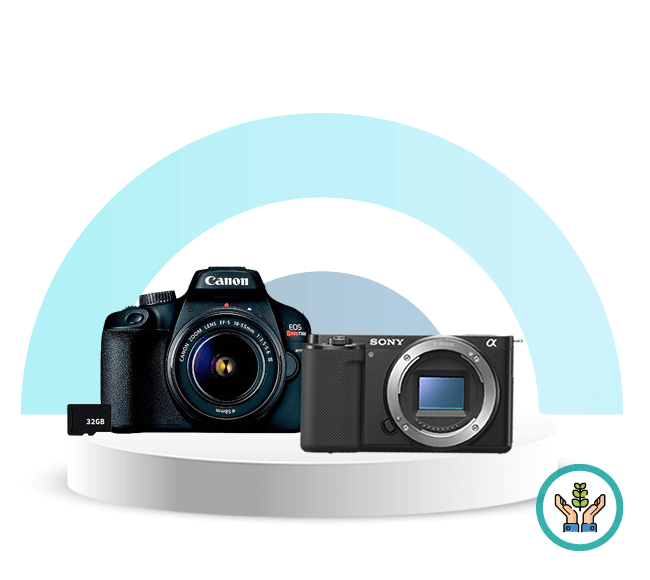 Dona Cámaras Fotografica en desuso