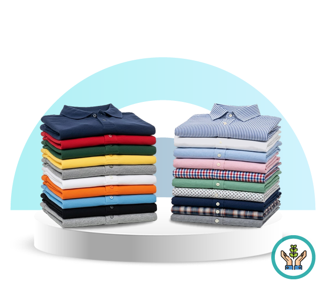 Dona polas y camisas